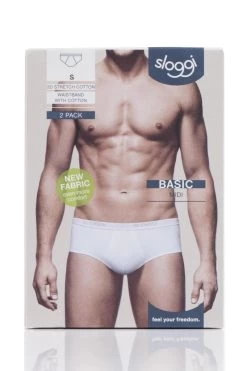 2 Pack Basic Midi Brief Men's - Sloggi