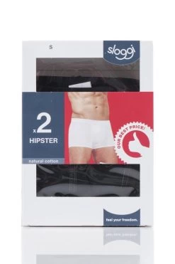 2 Pack 24/7 Basic Natural Cotton Boxer Shorts Men's - Sloggi