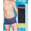 3 Pack Go Soft Waistband Comfort Cotton Low Rise Hipster Boxers Men's - Sloggi