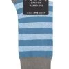 Mens 1 Pair Falke Sensitive London Striped Cotton Socks