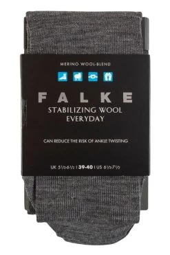 Mens 1 Pair Falke Stabilizing Wool Everyday Socks