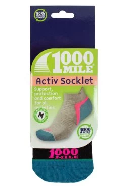 1000 Mile 1 Pair Activ Repreve Sports Socks