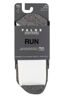 Mens 1 Pair Falke RU4 Light Cushioned Run Socks
