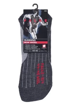 1 Pair RU4 Cushioned Wool Sports Crew Socks Men's - Falke