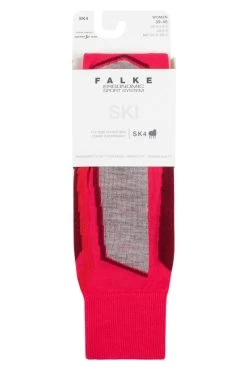 Ladies 1 Pair Falke SK4 Light Volume Wool Ski Socks