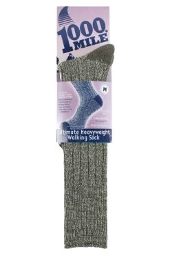 Ladies 1 Pair 1000 Mile Ultimate Heavyweight Walking Sock