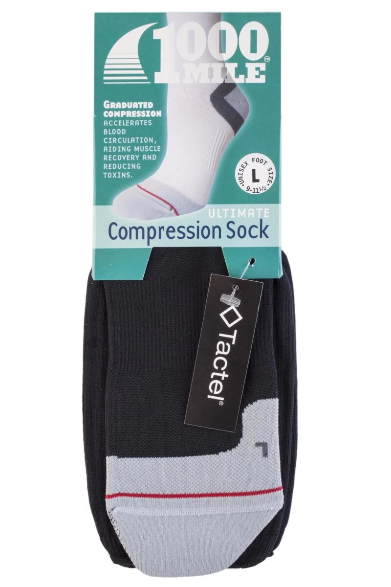 1 Pair Compression Socks Men's - 1000 Mile
