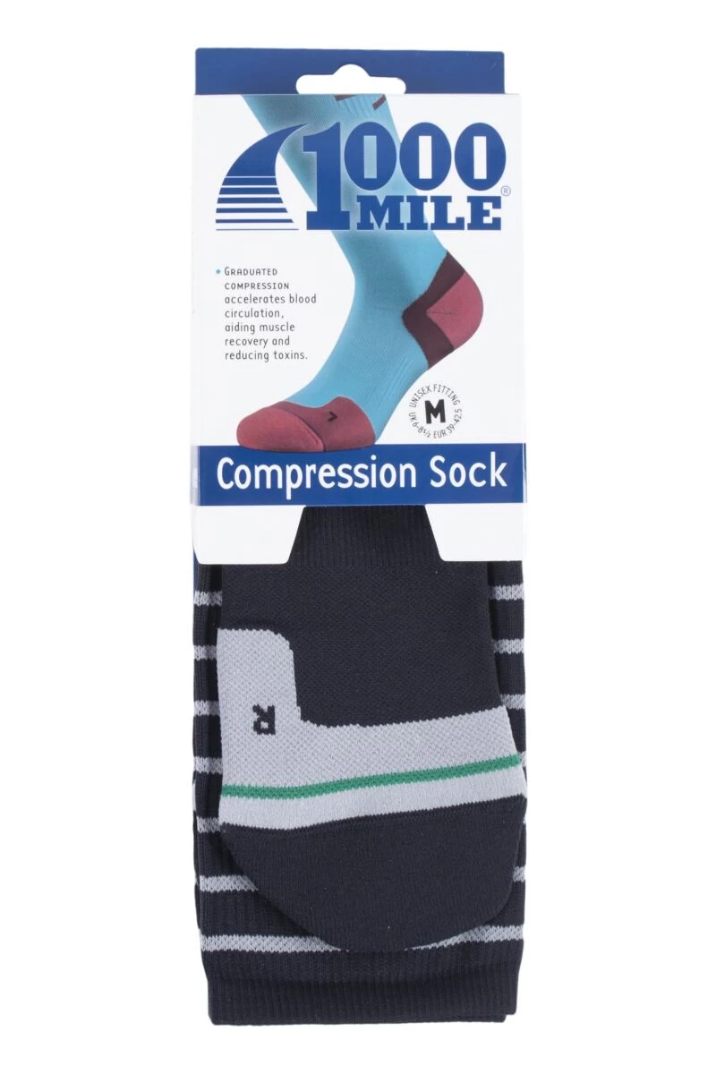 1 Pair Compression Socks Unisex - 1000 Mile
