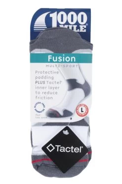 1 Pair Athletic Fusion Socks Unisex - 1000 Mile