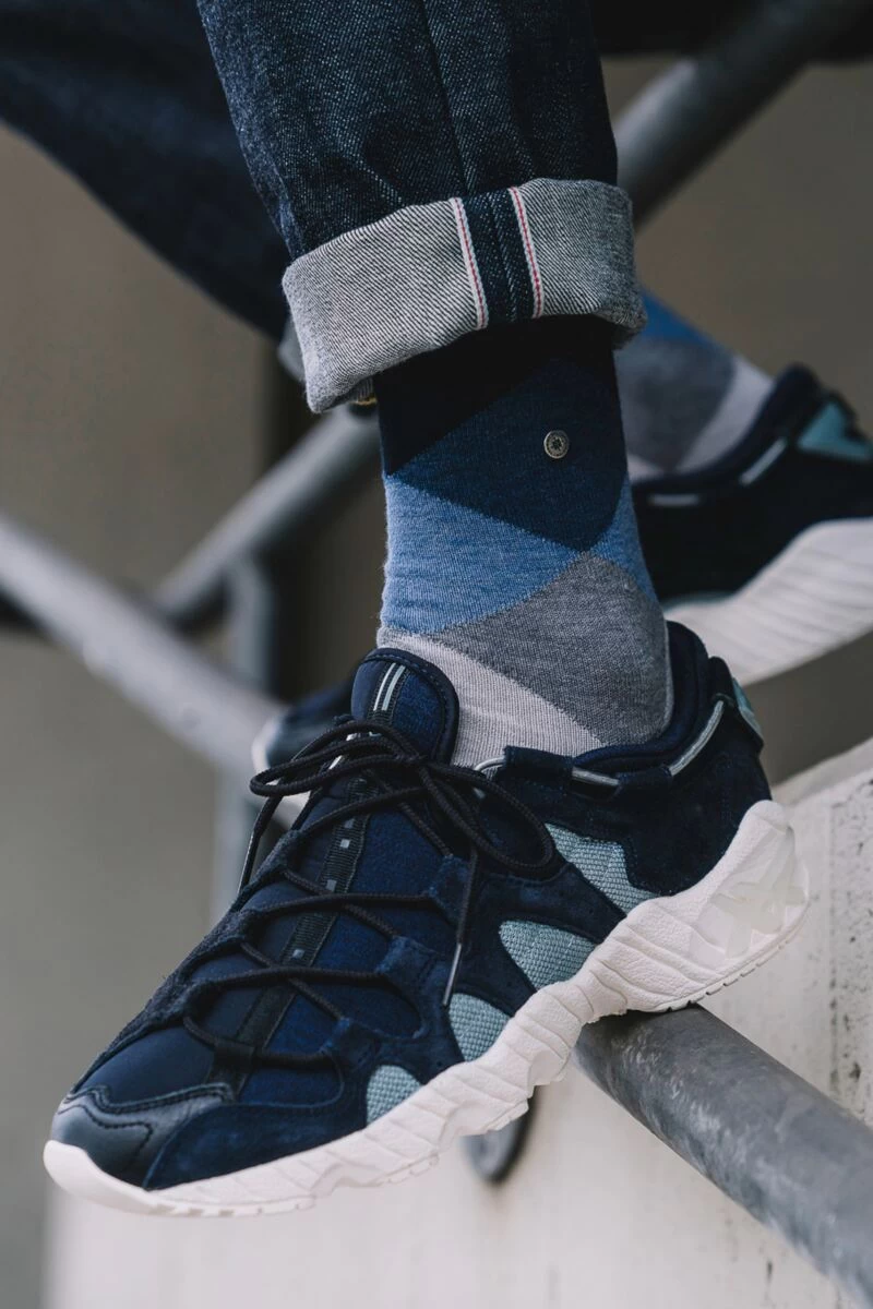 1 Pair Clyde Cotton All Over Blend Argyle Socks Men's - Burlington - Image 2