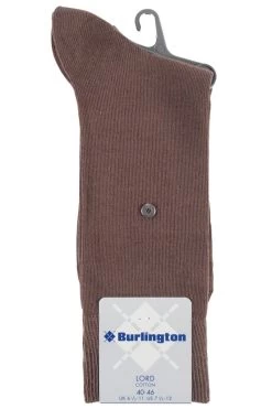 1 Pair Lord Plain Cotton Socks Men's - Burlington