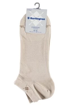 2 Pair Everyday Cotton Trainer Socks Men's - Burlington