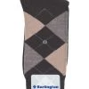 1 Pair Edinburgh Virgin Wool Argyle Socks Men's - Burlington