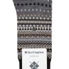 Mens 1 Pair Burlington Ancient Fair Isle Wool Socks