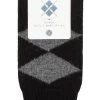Ladies 1 Pair Burlington Cosy Argyle Wool Slipper Socks