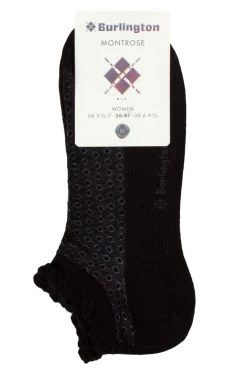 Ladies 1 Pair Burlington Montrose Cotton Socks