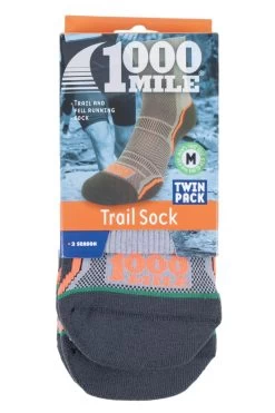2 Pair Trail Sock Unisex - 1000 Mile
