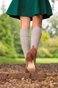 1 Pair Of London Mohair Knee High Socks With Extra Cushioning And Ribbed Top Unisex - SOCKSHOP Of London