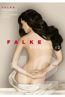 1 Pair Shelina 12 Denier Ultra Transparent Tights With Shimmer Ladies - Falke