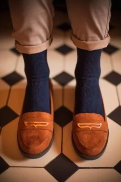 1 Pair Of London Bamboo Plain Knit True Socks Unisex - SOCKSHOP Of London