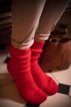 1 Pair Of London Mohair Ribbed Socks With Cushioning Unisex - SOCKSHOP Of London