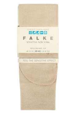 Ladies 1 Pair Falke Sensitive New York Lyocell Gentle Grip Socks