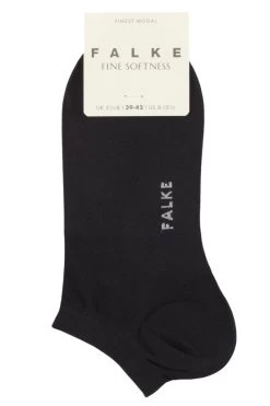 Ladies 1 Pair Falke Fine Softness Modal Trainer Socks