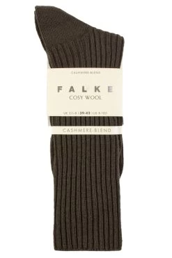 Ladies 1 Pair Falke Cosy Wool And Cashmere Boot Socks