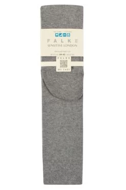 1 Pair Sensitive London Left And Right Comfort Cuff Cotton Knee High Socks Ladies - Falke