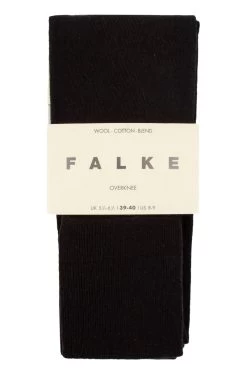 Ladies 1 Pair Falke Soft Merino Wool Over The Knee Socks