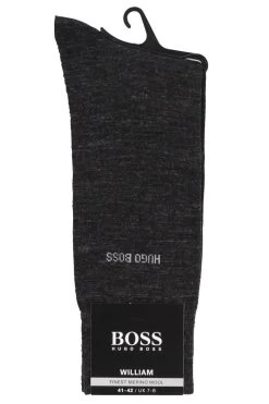 1 Pair BOSS William Plain Merino Wool Socks Men's - Hugo Boss