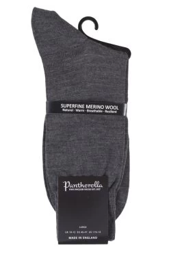 1 Pair Camden Merino Wool Plain Socks Men's - Pantherella
