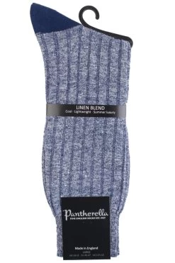 Pantherella Hamada Cotton And Linen Blend Socks