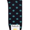 Mens 1 Pair Pantherella Helianthus Merino Wool All Overs Spots Socks