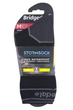 1 Pair Pack 100% Waterproof Lightweight Boot StormSocks Unisex - Bridgedale
