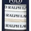 Mens 3 Pair Ralph Lauren Stretch Cotton Classic Trunks