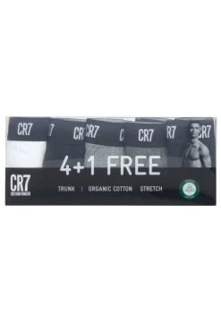 Mens 5 Pack CR7 Cotton Trunks