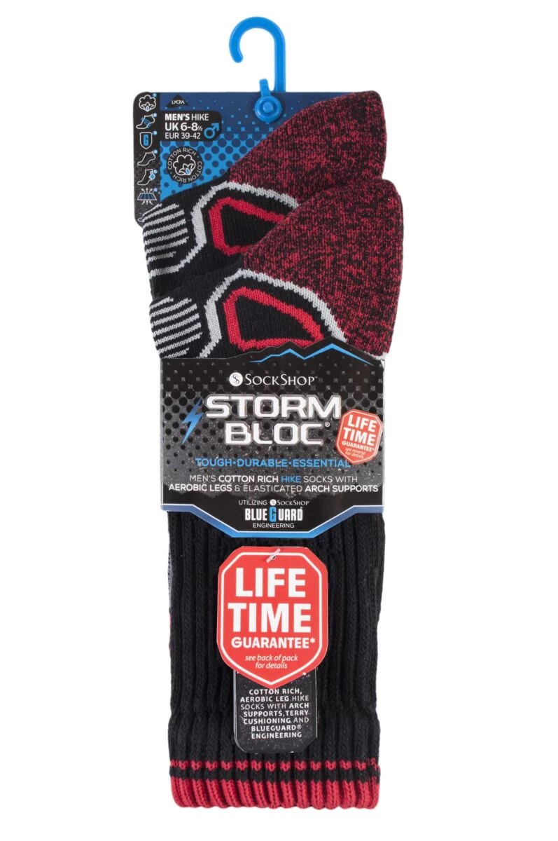 2 Pair With BlueGuard Aerobic Socks Men's - Storm Bloc