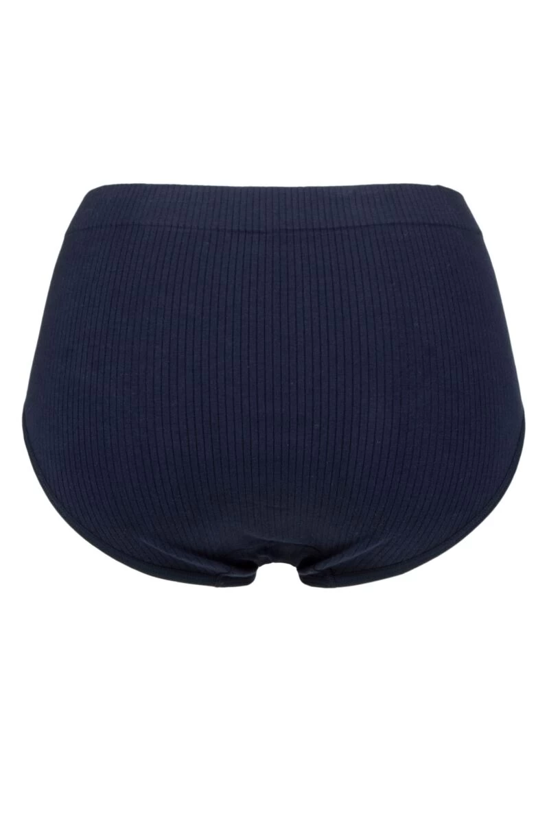Ladies 1 Pack Ambra Organic Cotton Full Brief Underwear - Image 2