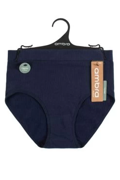 Ladies 1 Pack Ambra Organic Cotton Full Brief Underwear