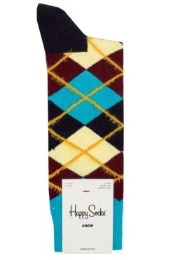 Mens And Ladies 1 Pair Happy Socks Fluffy Argyle Socks