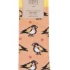 1 Pair Fair Trade Bamboo Goldfinches Socks Unisex - Shared Earth