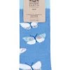 1 Pair Fair Trade Bamboo Butterflies Socks Unisex - Shared Earth
