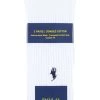 3 Pair Cotton Crew Sports Socks Men's - Ralph Lauren