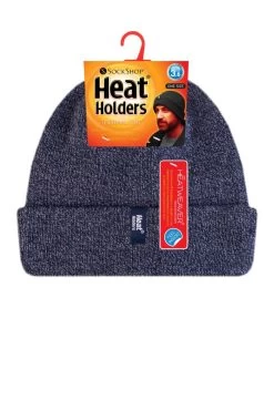 1 Pack Turn Over Cuff Thermal Hat Men's - Heat Holders
