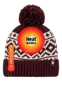 Ladies 1 Pack SOCKSHOP Heat Holders Billingen Turn Over Cuff Hat