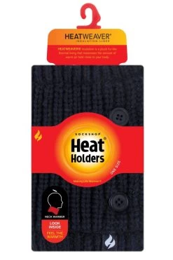 Unisex 1 Pack SOCKSHOP Heat Holders Clyde Button Up Neck Warmer