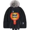Kids 1 Pack SOCKSHOP Heat Holders Cable Turn Over Pom Pom Hat & Gloves