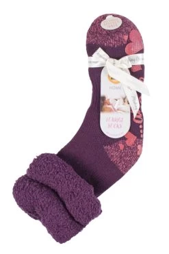 1 Pair Lounge Cosy Slouch Socks Ladies - Heat Holders