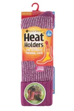 1 Pair 2.3 TOG Thermal Boot Socks Ladies - Heat Holders